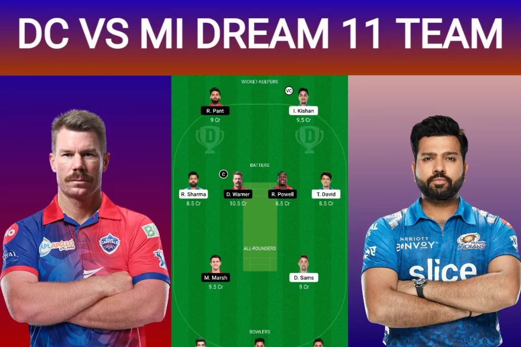 DC Vs MI Dream11 Match Prediction