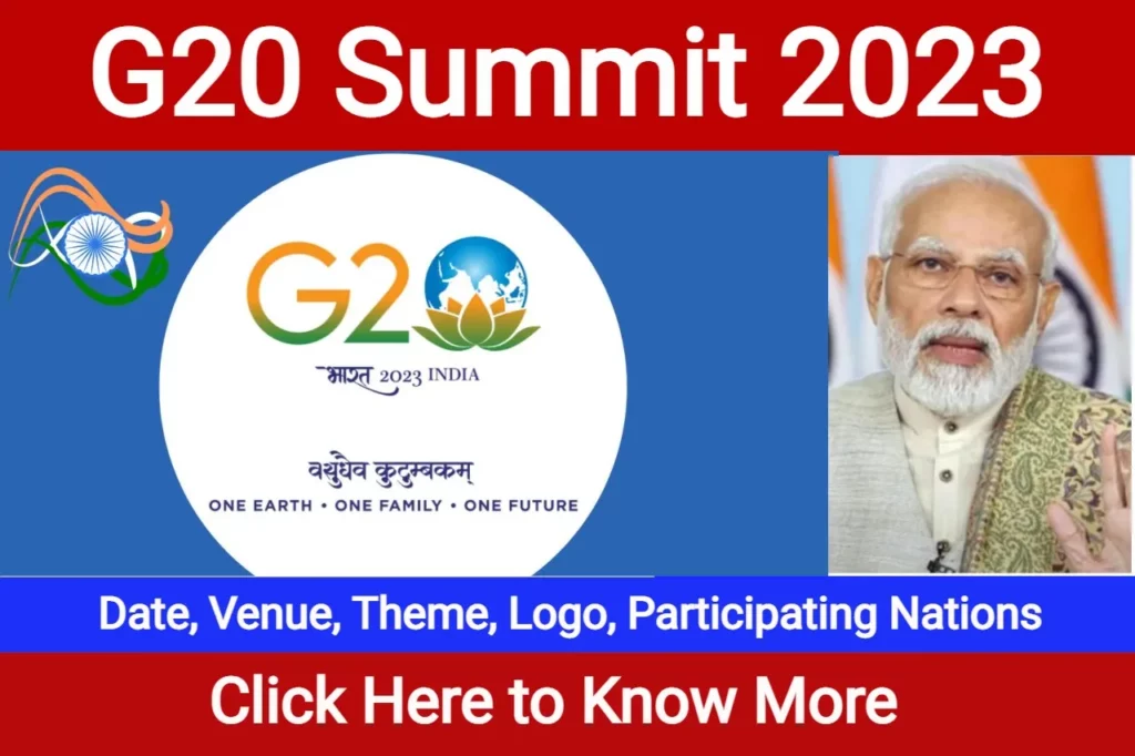 G20 Summit 2023 Schedule