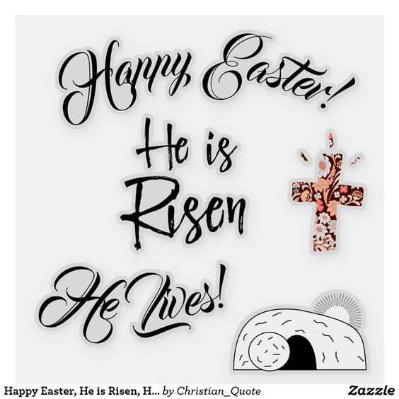 He is Risen Happy Easter Images