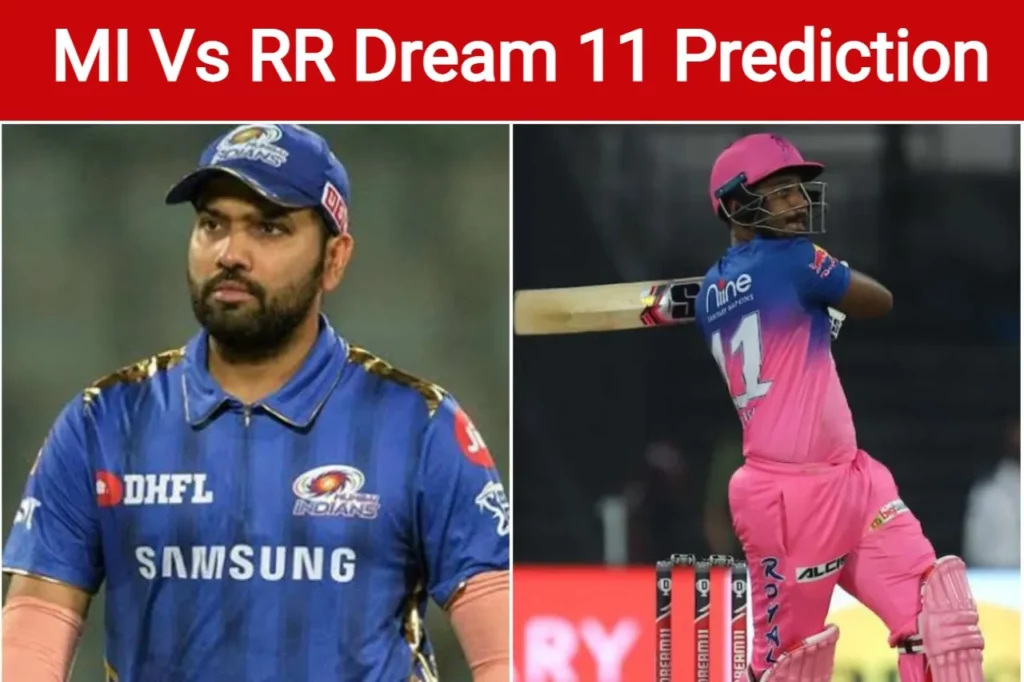 mi vs rr Dream 11 Prediction