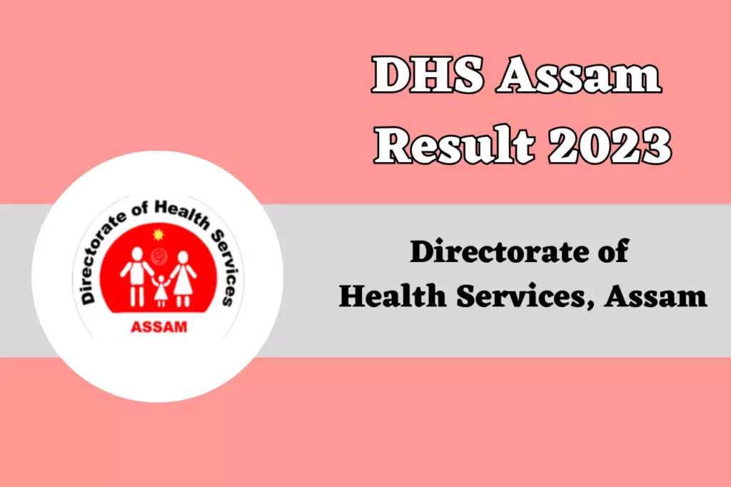 DHS Assam Result 2023