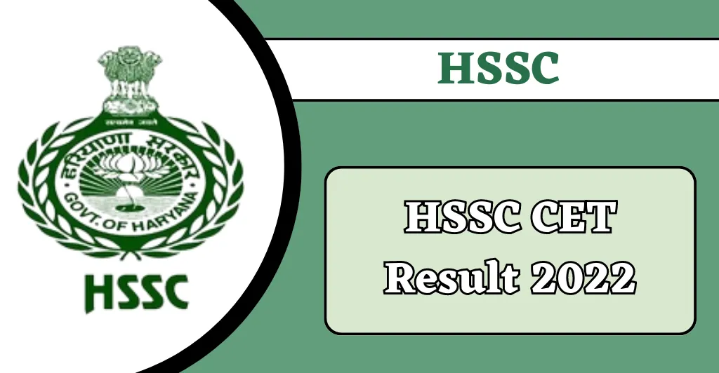 HSSC CET Result 2022