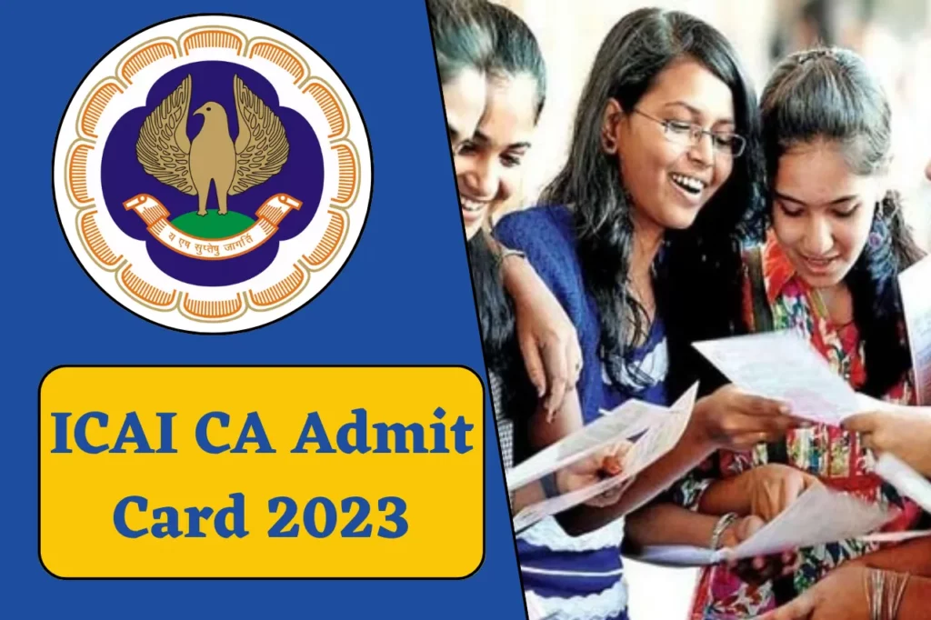 ICAI CA Admit Card 2023