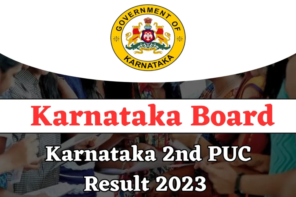 Karnataka 2nd PUC Result 2023