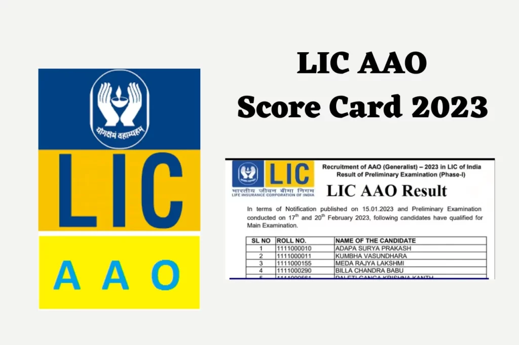 LIC AAO Score Card