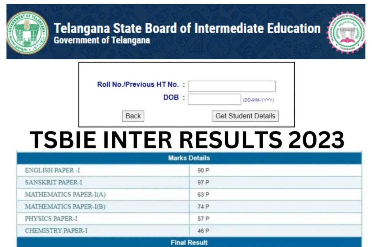 TS Inter Results 2023