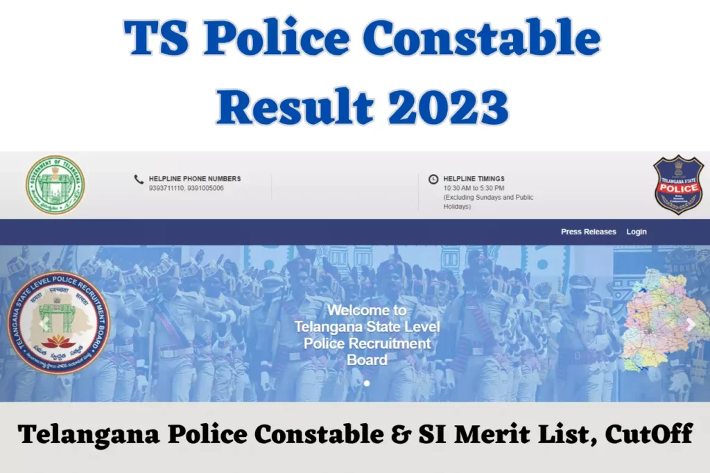 TS Police Constable Result 2023