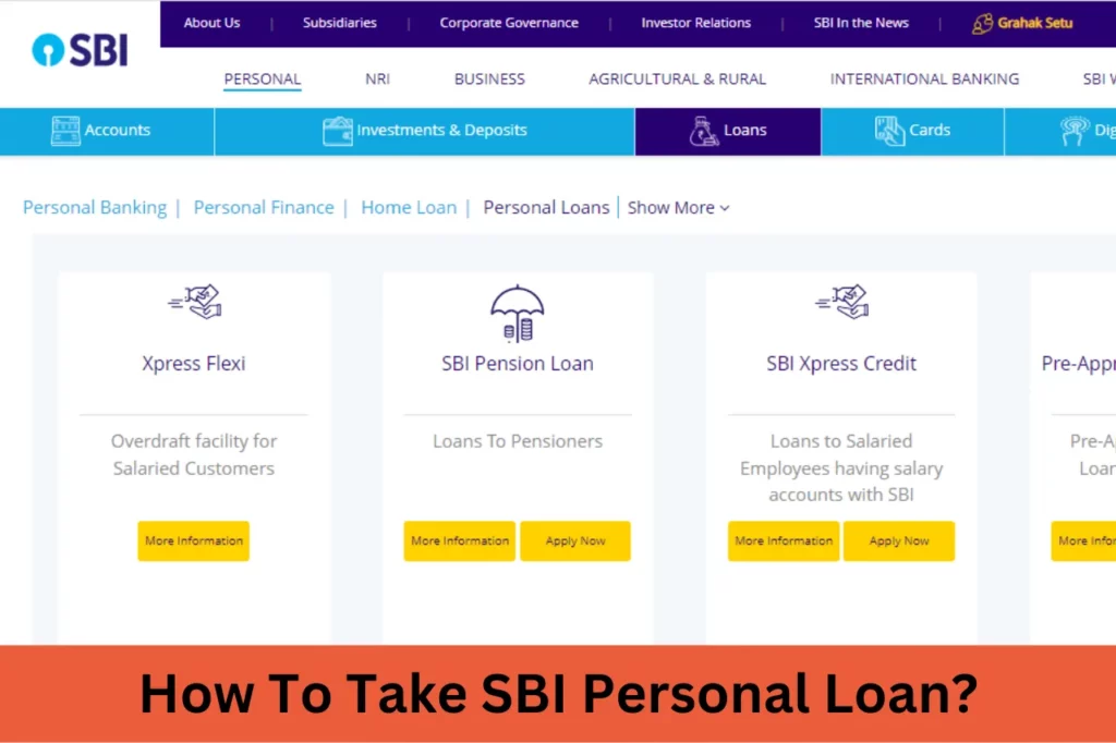 How To Take SBI Personal Loan?