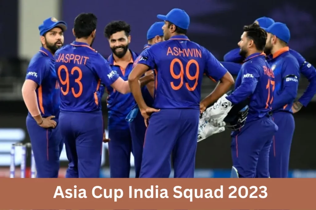 Asia Cup India Squad 2023