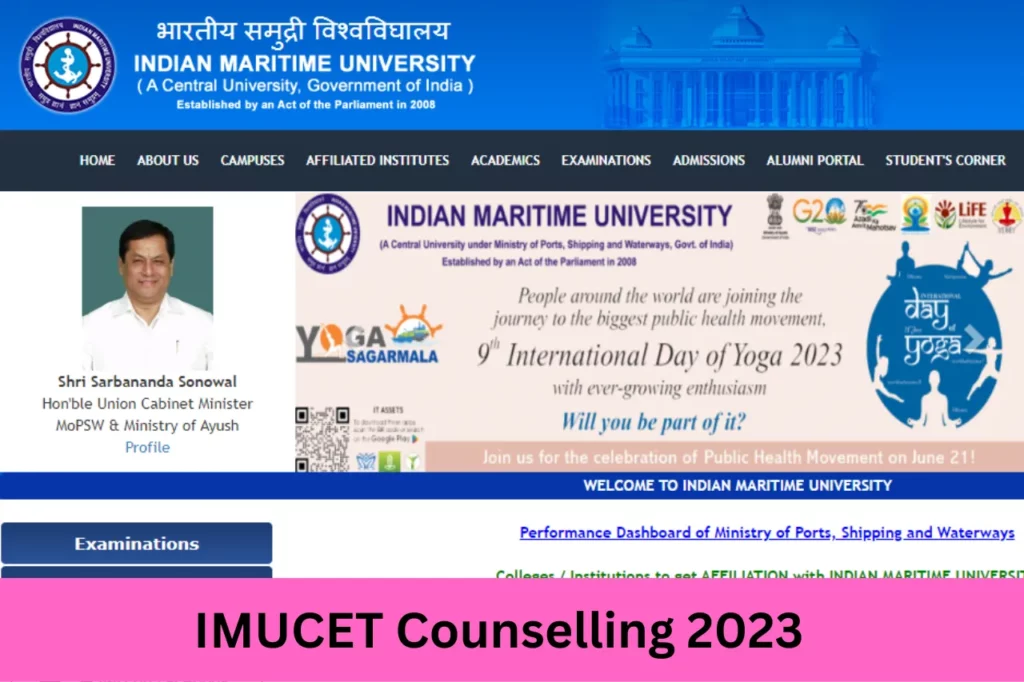 IMUCET Counselling 2023