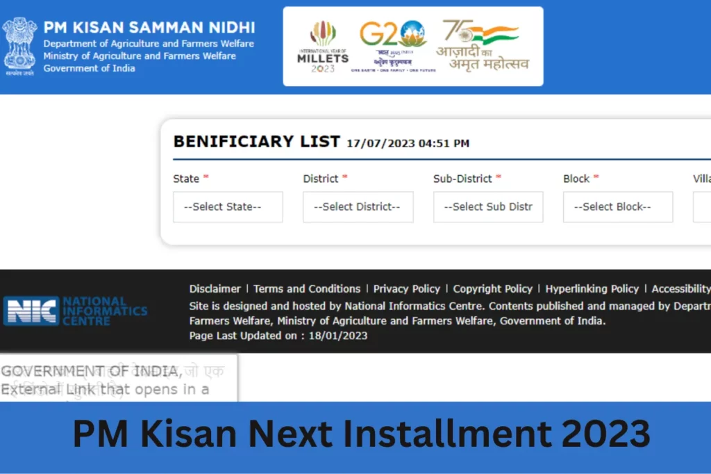 PM Kisan Next Installment 2023