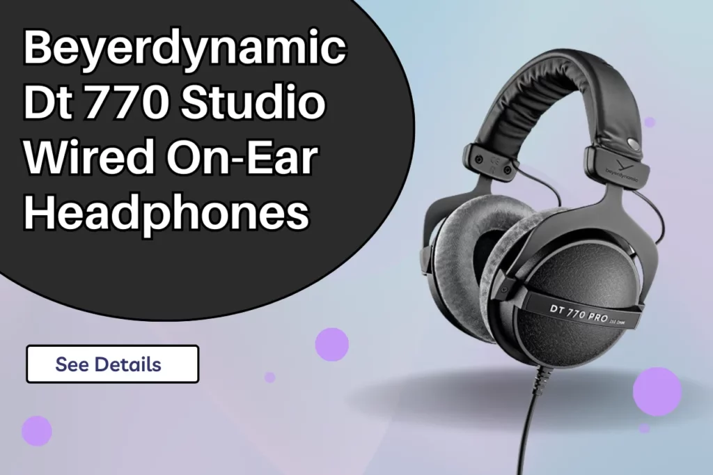 Beyerdynamic Dt 770 Studio Wired On-Ear Headphones