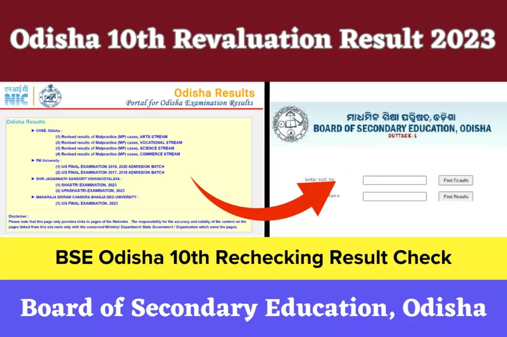 Odisha 10th Revaluation Result 2023