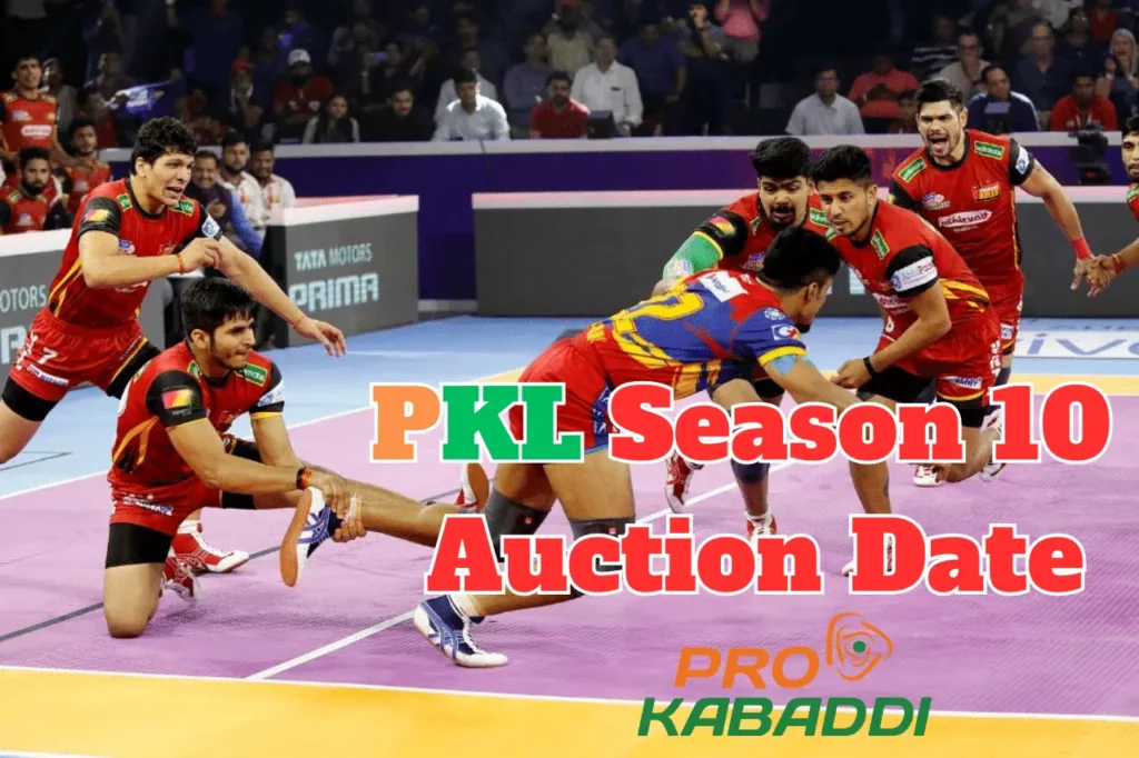 PKL Season 10 Auction Date