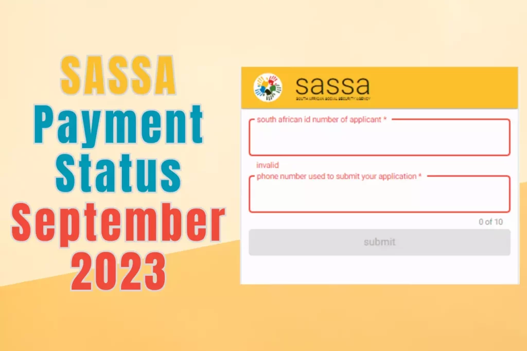 Sassa Payment Status September