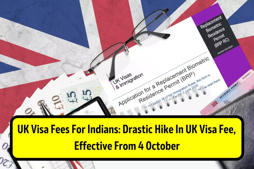 UK Visa Fees For Indians